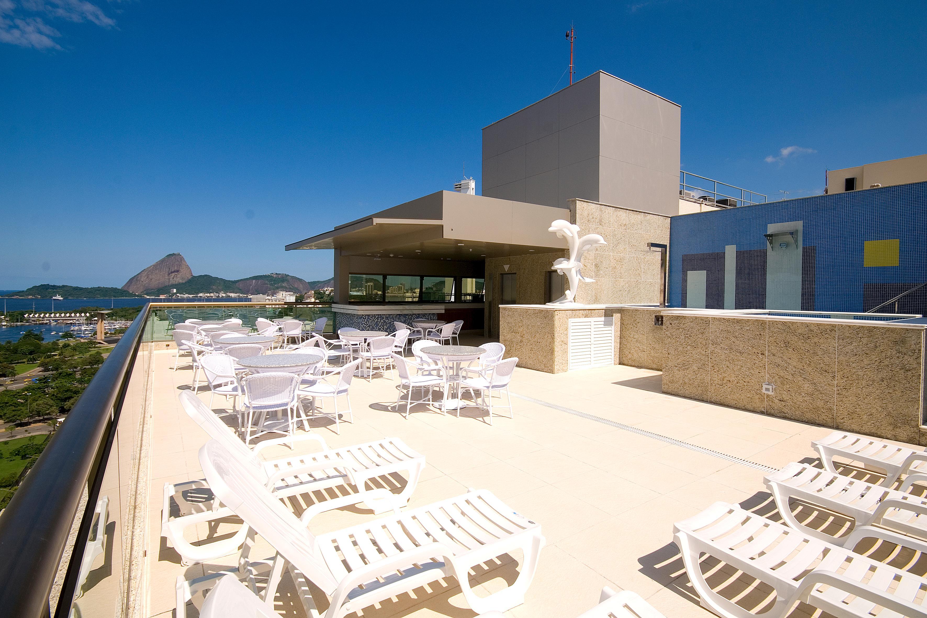 Hotel Atlântico Business Centro Rio de Janeiro Exterior foto Rooftop of the hotel